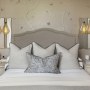 Highgate Family Home | Master Bedroom Headboard Wall | Interior Designers